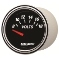Picture of Autometer Designer Black II 52mm 18V Voltmeter Gauge