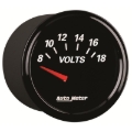 Picture of Autometer Designer Black II 52mm 18V Voltmeter Gauge