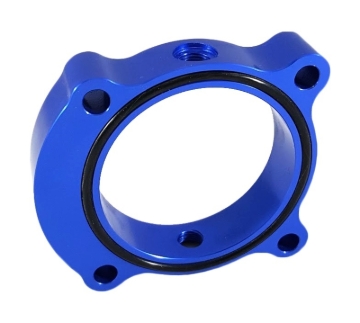 Picture of Torque Solution Throttle Body Spacer Kia Optima 2.0T  - Blue