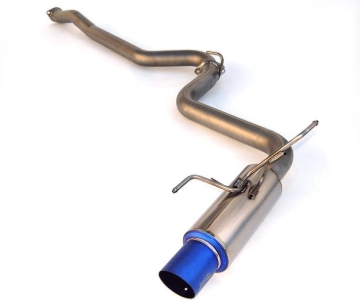 Picture of Invidia 08-14 WRX/STi 4 Door 80mm Single Outlet Full Titanium Cat-Back Exhaust