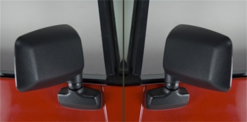 Picture of Omix Door Mirror Kit Black- 87-95 Jeep Wrangler YJ