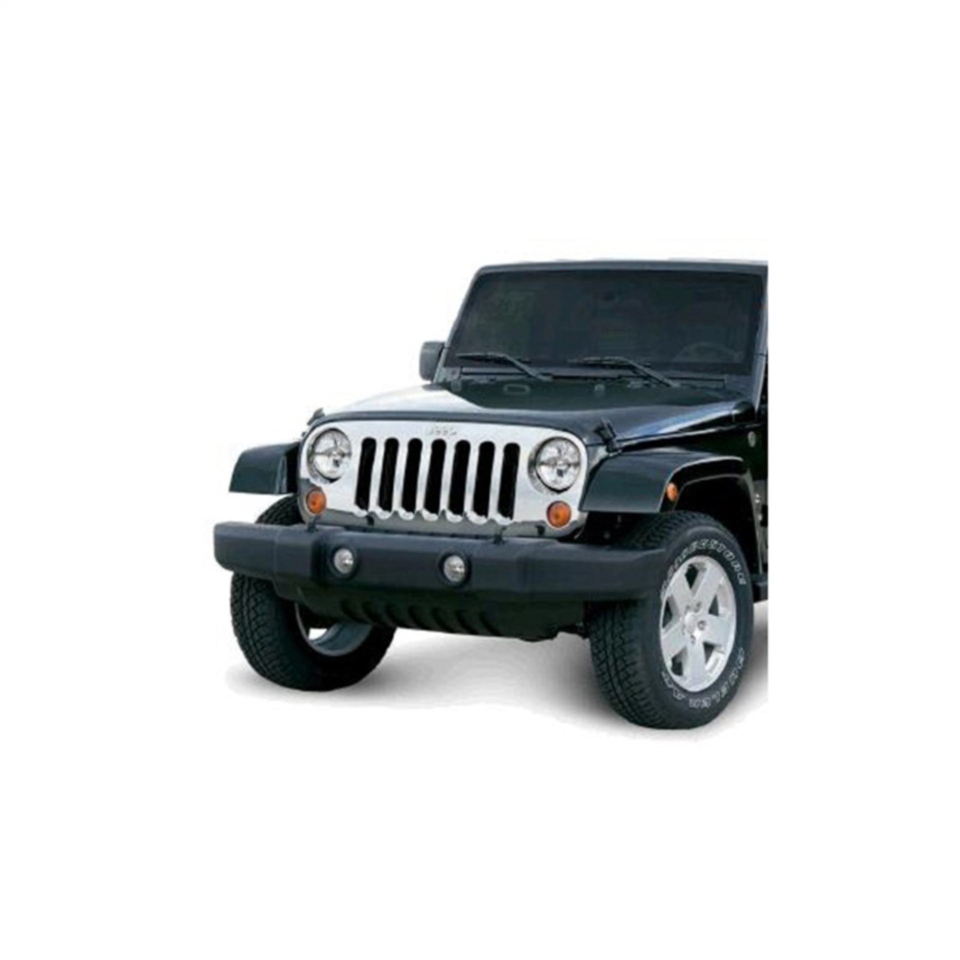 Picture of Omix Chrome Grille Overlay 07-18 Jeep Wrangler JK
