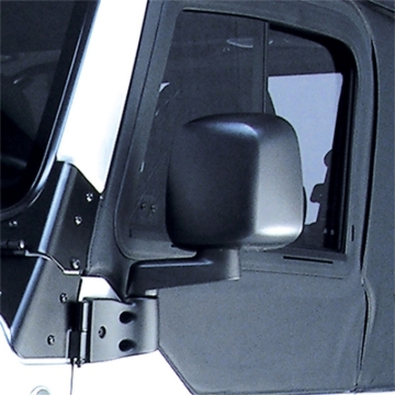 Picture of Omix Door Mirror Black Left- 87-06 Jeep Wrangler