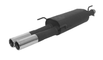 Picture of Remus Opel Astra F Sedan 3-Point-Mounting 1.6L/1.8I Axle Back Exhaust