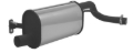 Picture of Remus 2005 Volkswagen Fox 3 Door 1.4L TDI Axle Back Exhaust (Tail Pipes Req)