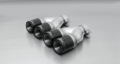 Picture of Remus 2006 Peugeot 207 1.4L/1.6L 84mm Black Chrome Straight w/Carbon Insert Tail Pipe Set (Pair)