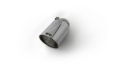 Picture of Remus Stainless Steel 102mm Angled Straight Cut Chrome w/Adjustable Clamp Tail Pipe (Single)