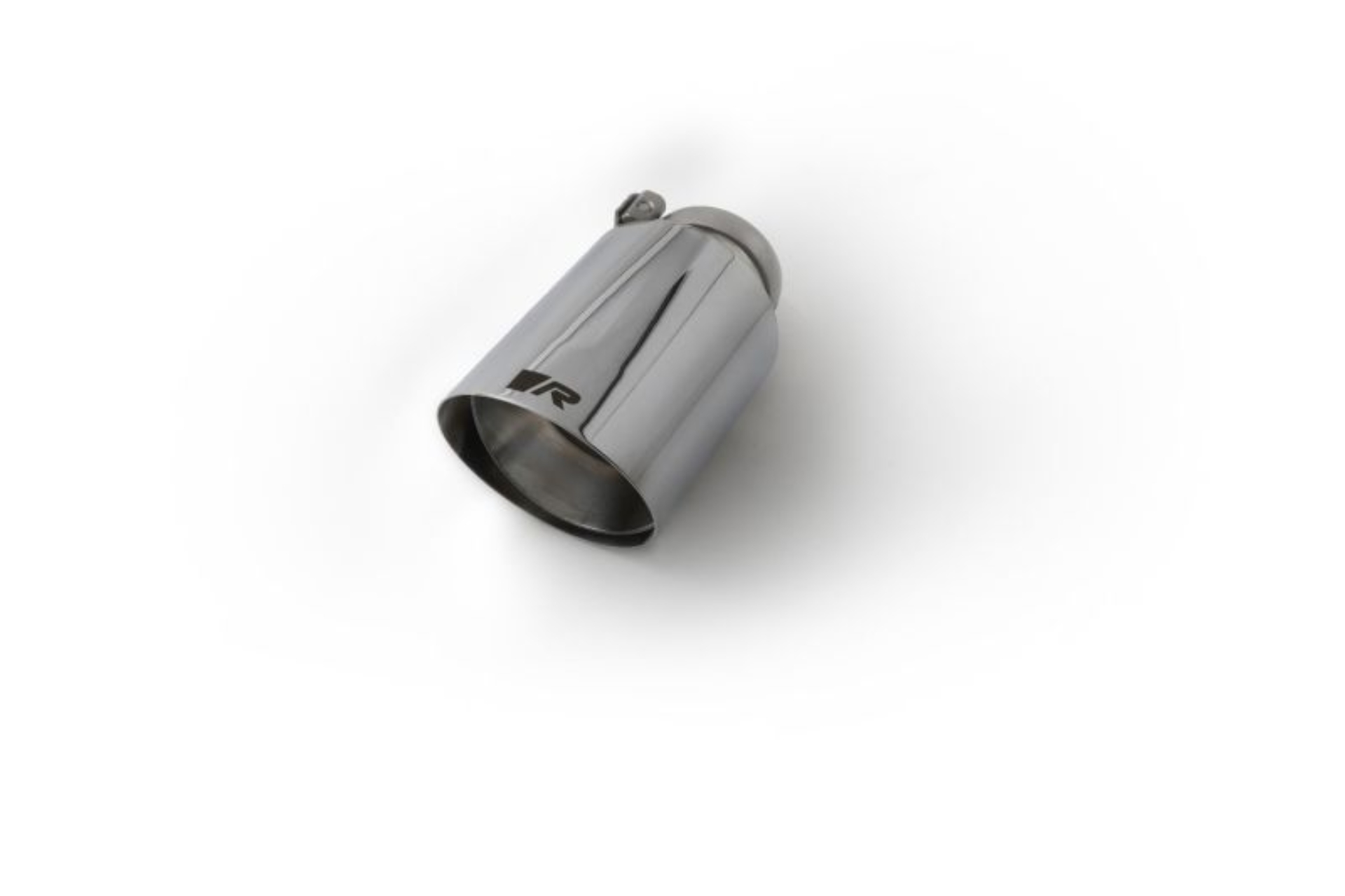 Picture of Remus Stainless Steel 102mm Angled Straight Cut Chrome w/Adjustable Clamp Tail Pipe (Single)