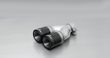 Picture of Remus 2005 Seat Toledo 1.6L 84mm Black Chrome Straight w/Carbon Insert Tail Pipe Set (Pair)