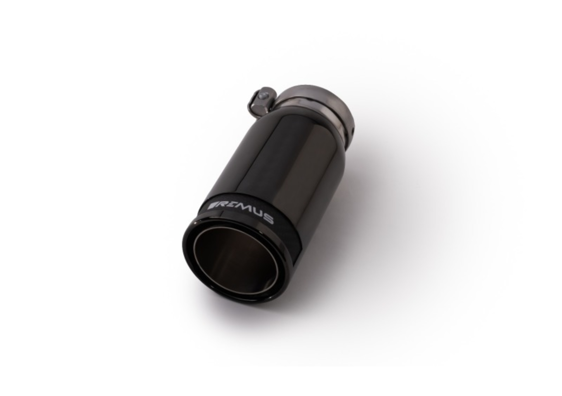 Picture of Remus Universal Sport Exhaust 84mm Blk Chrm Straight w/Carbon Insert & Adj Clamp Tail Pipe (Single)