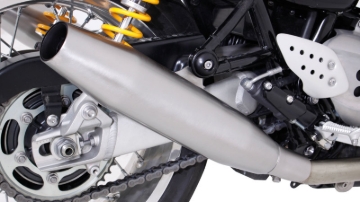 Picture of Remus 2016 Triumph Thruxton 1200 (Euro 4) Tapered Stainless Steel Slip On - Right Side