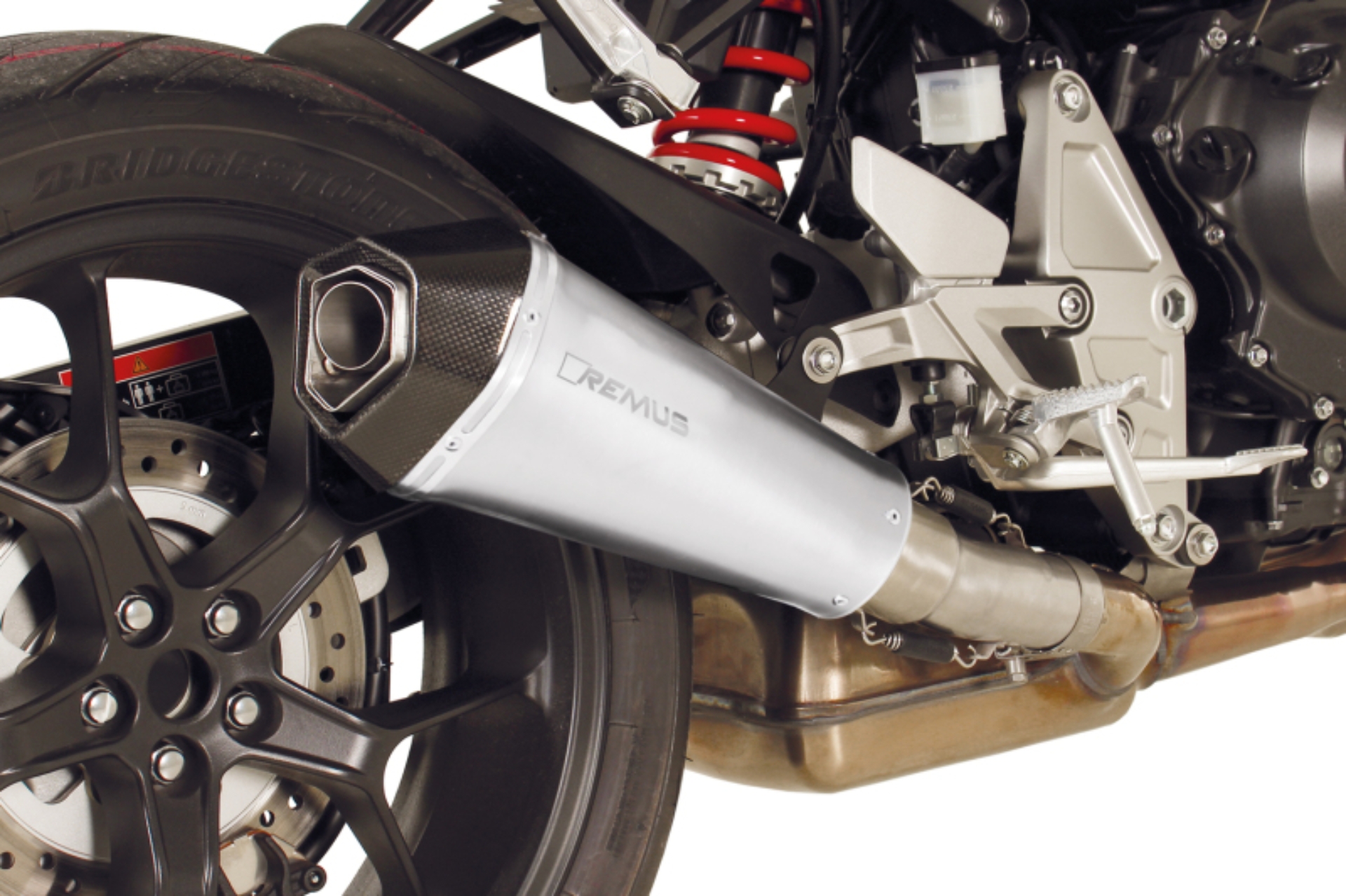 Picture of Remus 2018 Honda CB 1000 R SC80 107 kW (Euro 4) Hypercone Stainless Steel Slip On w/Connection Tube