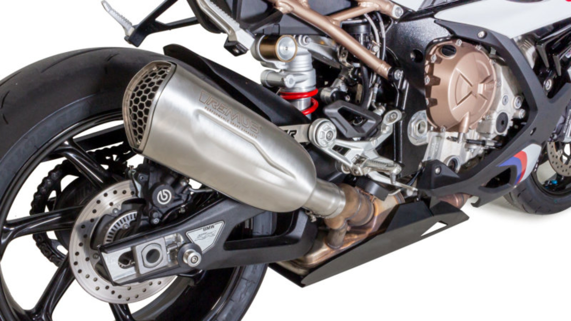 Picture of Remus 2019 BMW S 1000 RR NXT Stainless Steel Slip On w/Sound Insert/Connection Tube