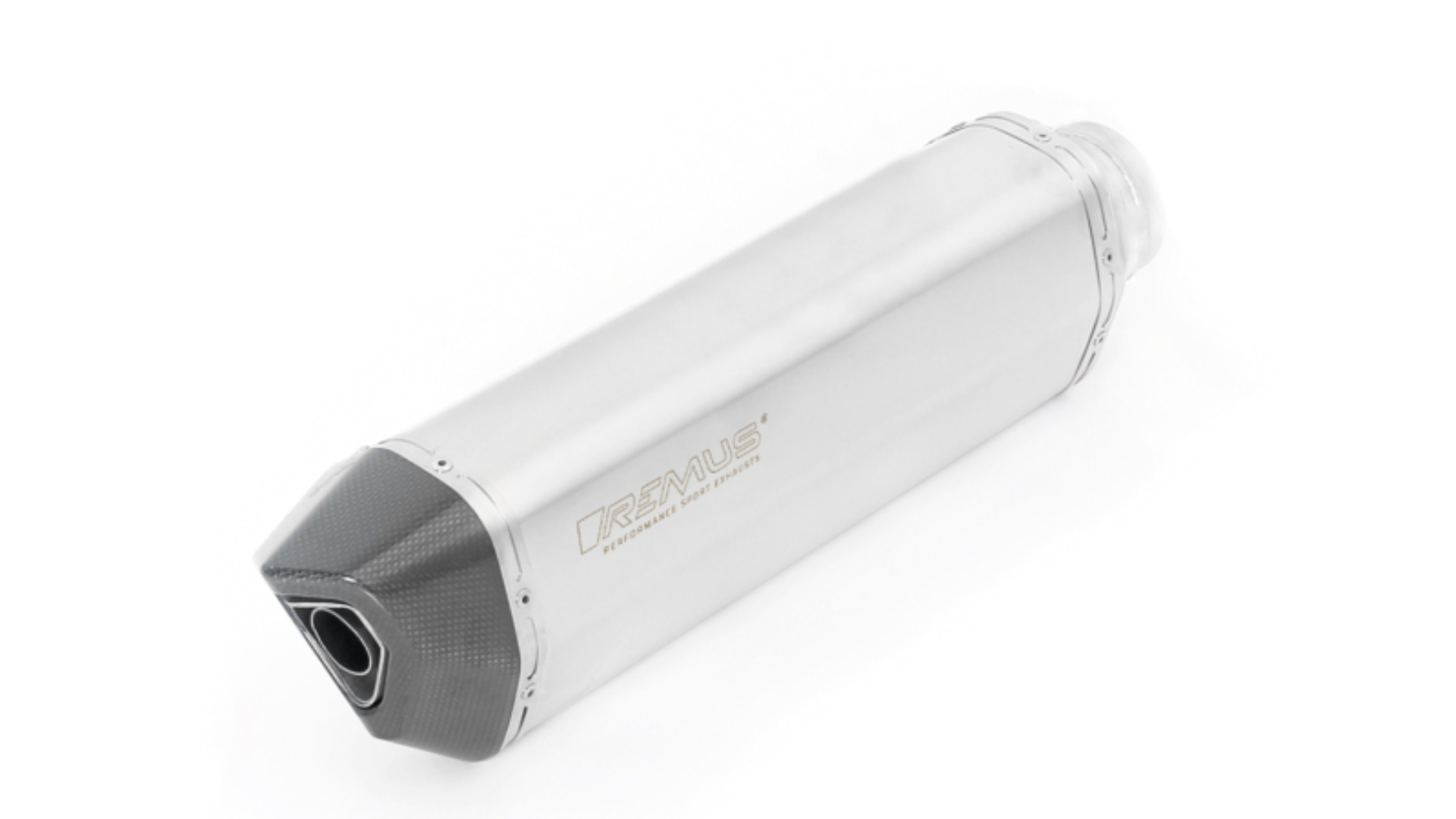 Picture of Remus 2019 BMW R 1250 RT Black Hawk Stainless Steel Slip On w/Connection Tube