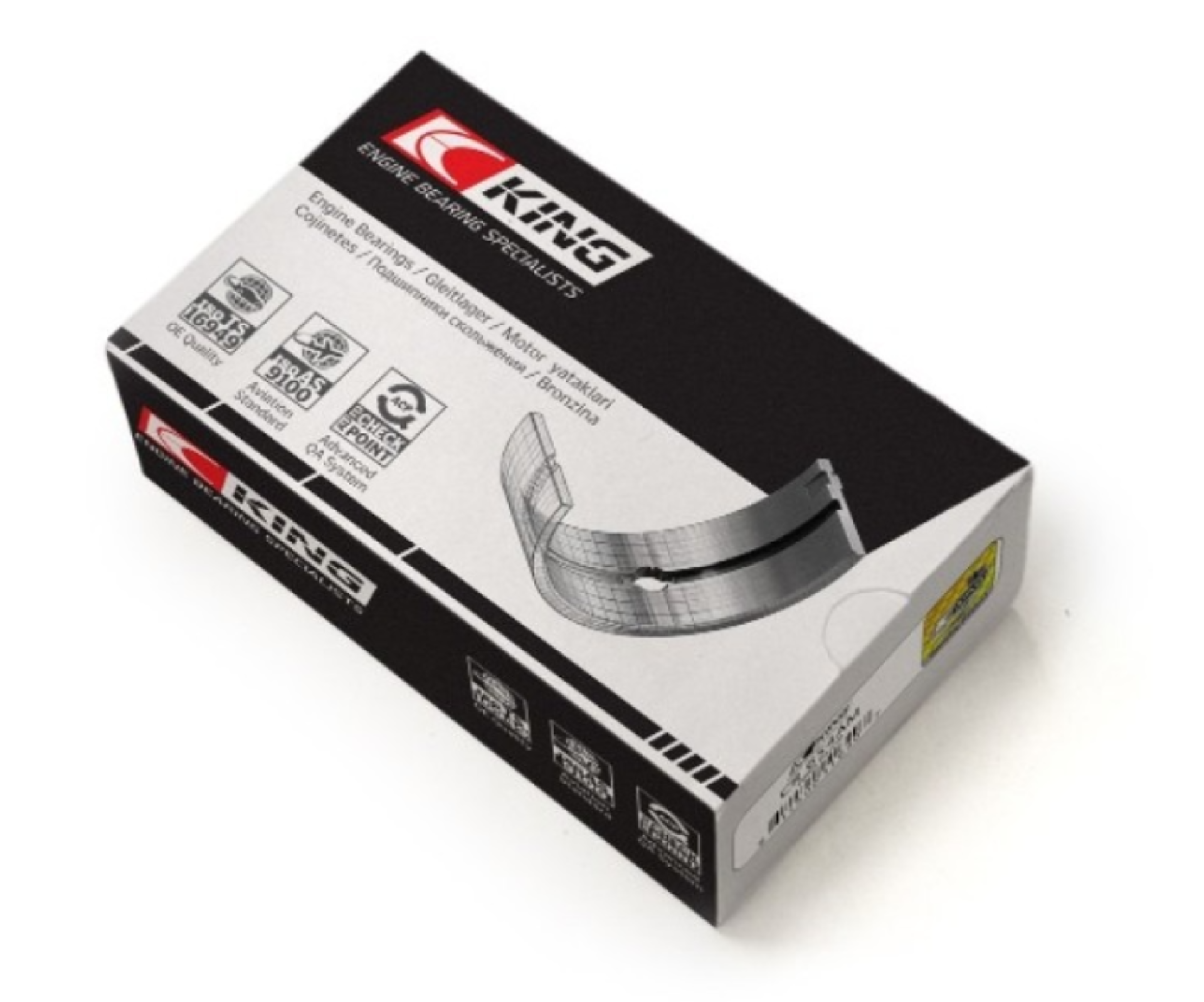 Picture of King Engine Bearings Ford EcoBoost 2.0L/2.3L (Size STDX) Performance Rod Bearing Set