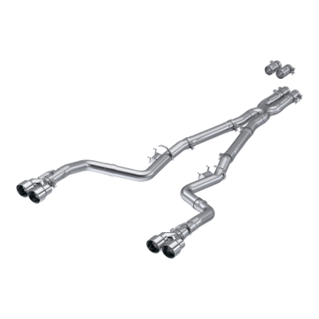 Picture of MBRP 15-Up Challenger 5.7L / 17-Up 6.2L/6.4L 3in Race Series Cat-Back w/ Quad Tips AS Exhaust