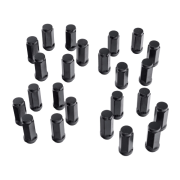 Picture of Rugged Ridge Wheel Lock Nut Set 24 Black M14-1.5