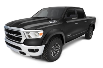 Picture of Bushwacker 20-22 Ram 1500 (Excl. Rebel/TRX) 76.3/67.4in Bed Pocket Style Flares 4pc - Diamd. Black