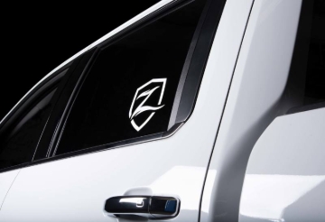 Picture of Zone Offroad Shield Decal - 7in White