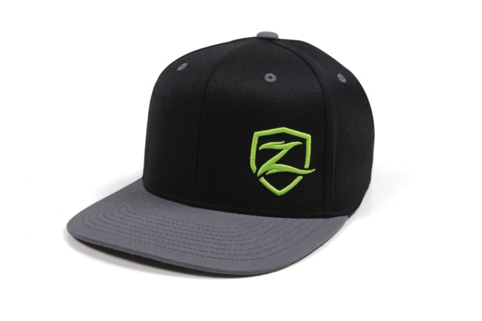 Picture of Zone Offroad Black Flatbill Hat - Snapback