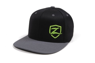 Picture of Zone Offroad Black Flatbill Hat - Snapback
