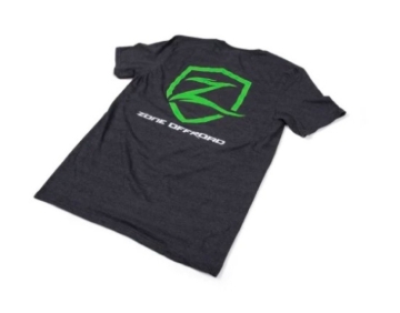 Picture of Zone Offroad Charcoal Gray Premium Cotton T-Shirt w/ Zone Offroad Logos - Medium