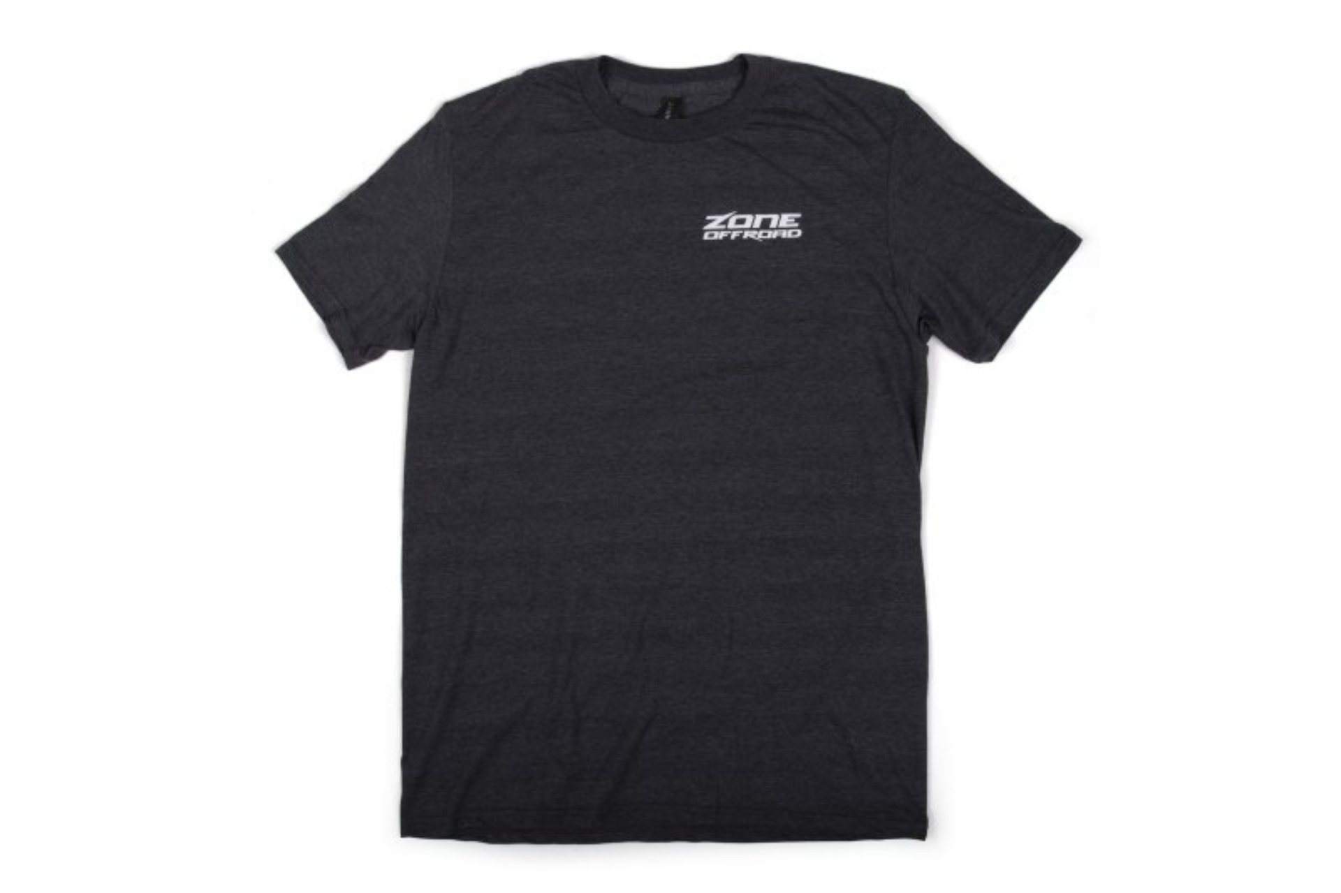 Picture of Zone Offroad Charcoal Gray Premium Cotton T-Shirt w/ Zone Offroad Logos - Small