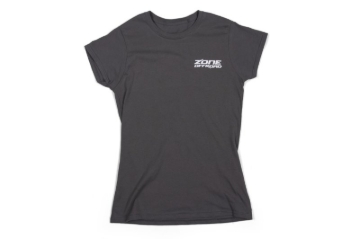 Picture of Zone Offroad Charcoal Gray Premium Cotton T-Shirt w/ Zone Offroad Logo - Womens - Small