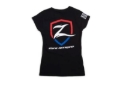 Picture of Zone Offroad Black Premium Cotton T-Shirt w/ Patriotic Zone Logos - Womens - 2XL