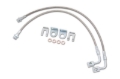Picture of Zone Offroad 07-18 Jeep Wrangler JK Rear 4-6in Stainless Brake Lines