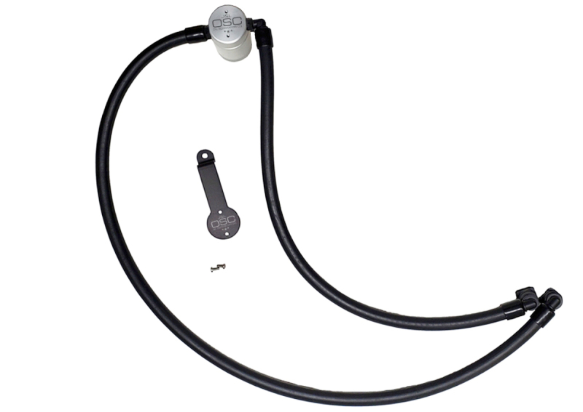 Picture of J&L 20-25 Jeep Wrangler 2.0L Driver Side Oil Separator 3.0 - Clear Anodized