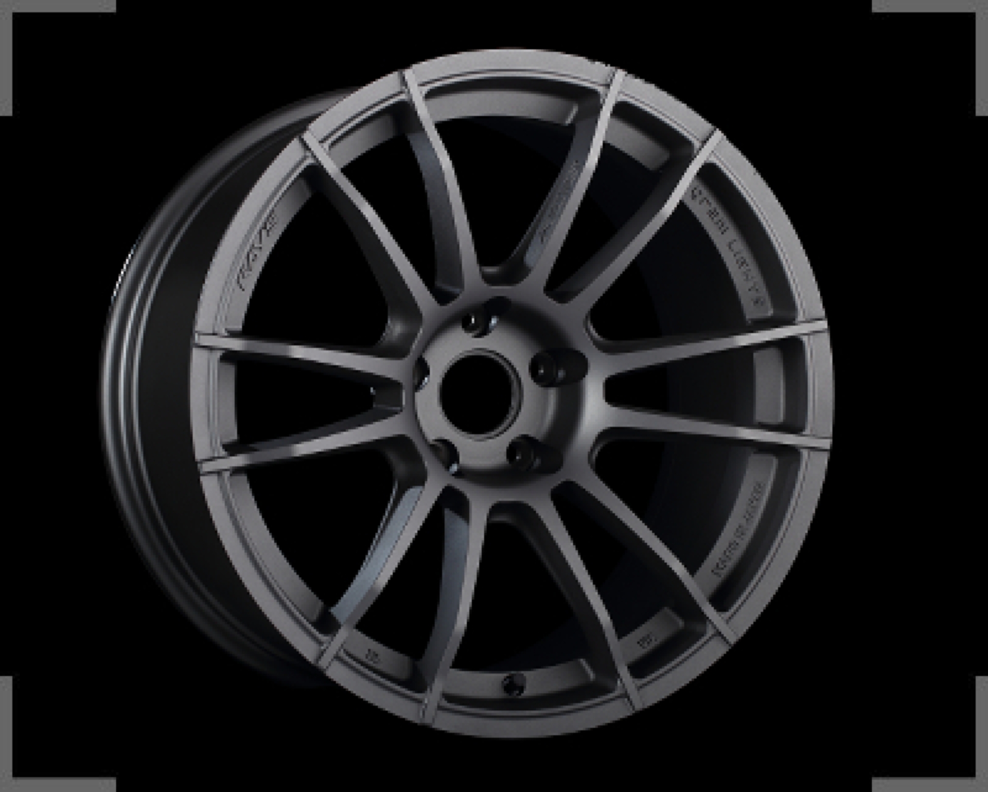 Picture of Gram Lights 57XR 18x9.5 +22 5x114.3 Matte Graphite Wheel