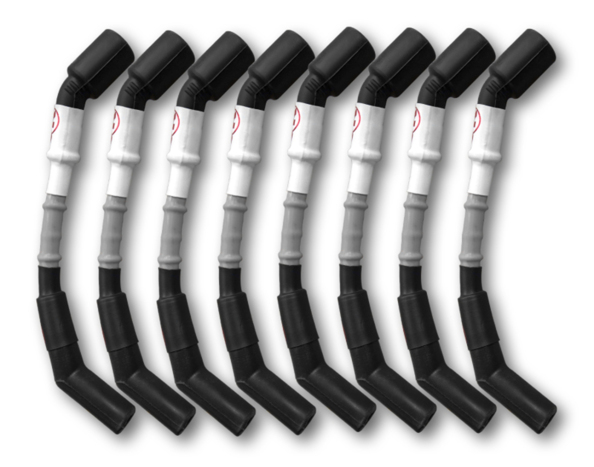 Picture of Kooks 10mm Spark Plug Wire - Grey w/Black Boots (Set of 8)