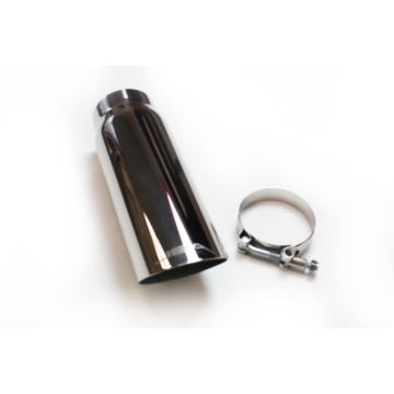Picture of JBA 2.5in x 3in x 9in Polished Chrome Tip - Clamp On