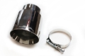 Picture of JBA 3in x 4in x 7-5/8in Double Wall Polished Chrome Tip - Clamp On