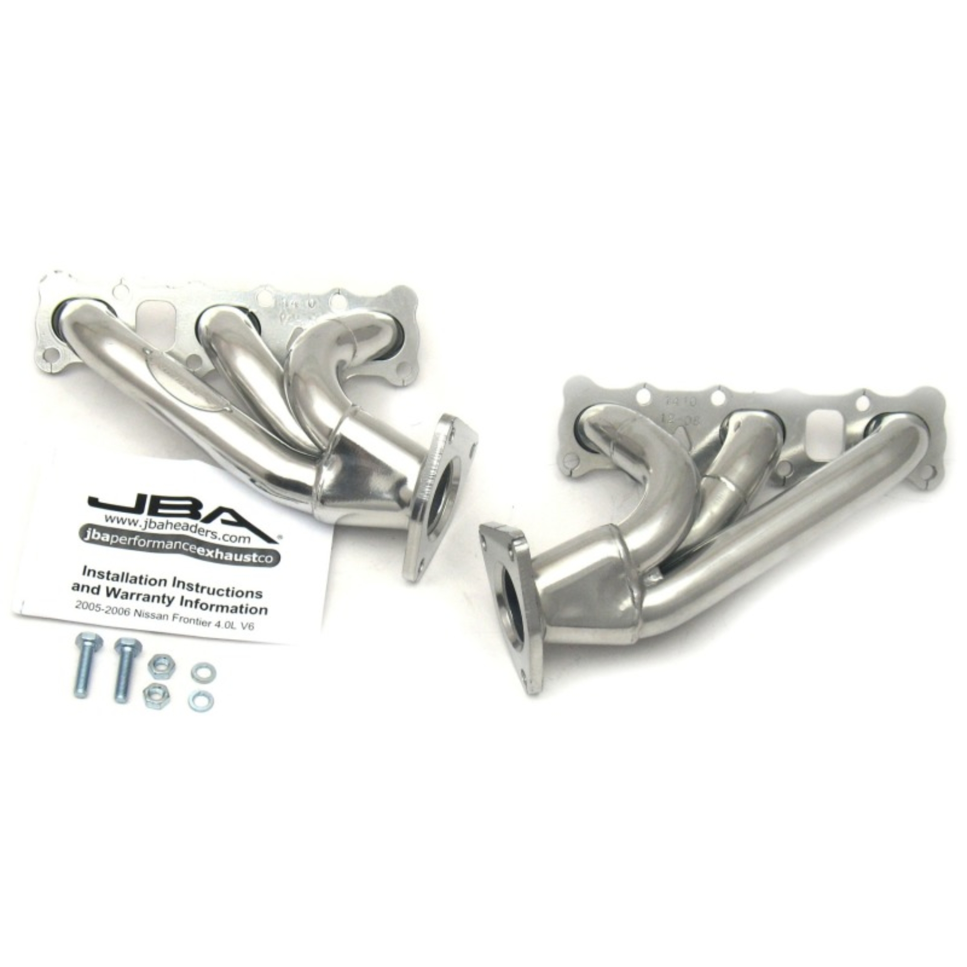 Picture of JBA 04-15 Nissan 4.0L V6 1-5/8in Primary Silver Ctd Cat4Ward Header