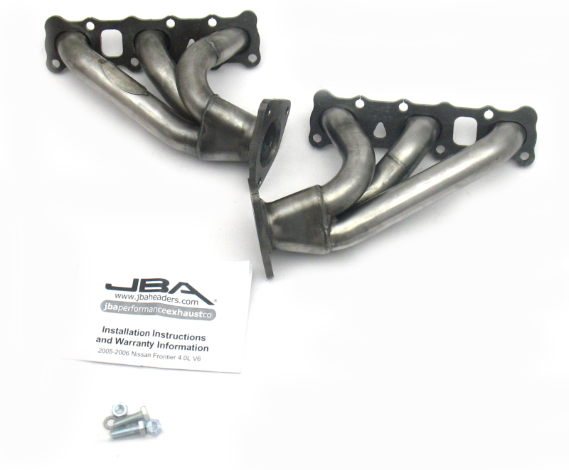 Picture of JBA 04-15 Nissan 4.0L V6 1-5/8in Primary Raw 409SS Cat4Ward Header