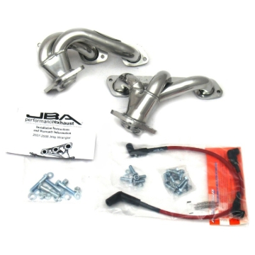 Picture of JBA 07-11 Jeep 3.8L V6 1-1/2in Primary Silver Ctd Cat4Ward Header