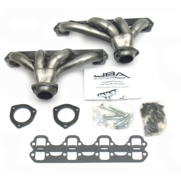 Picture of JBA Ford 260-351W SBF 1-5/8in Primary Raw 409SS Tight Tuck Header