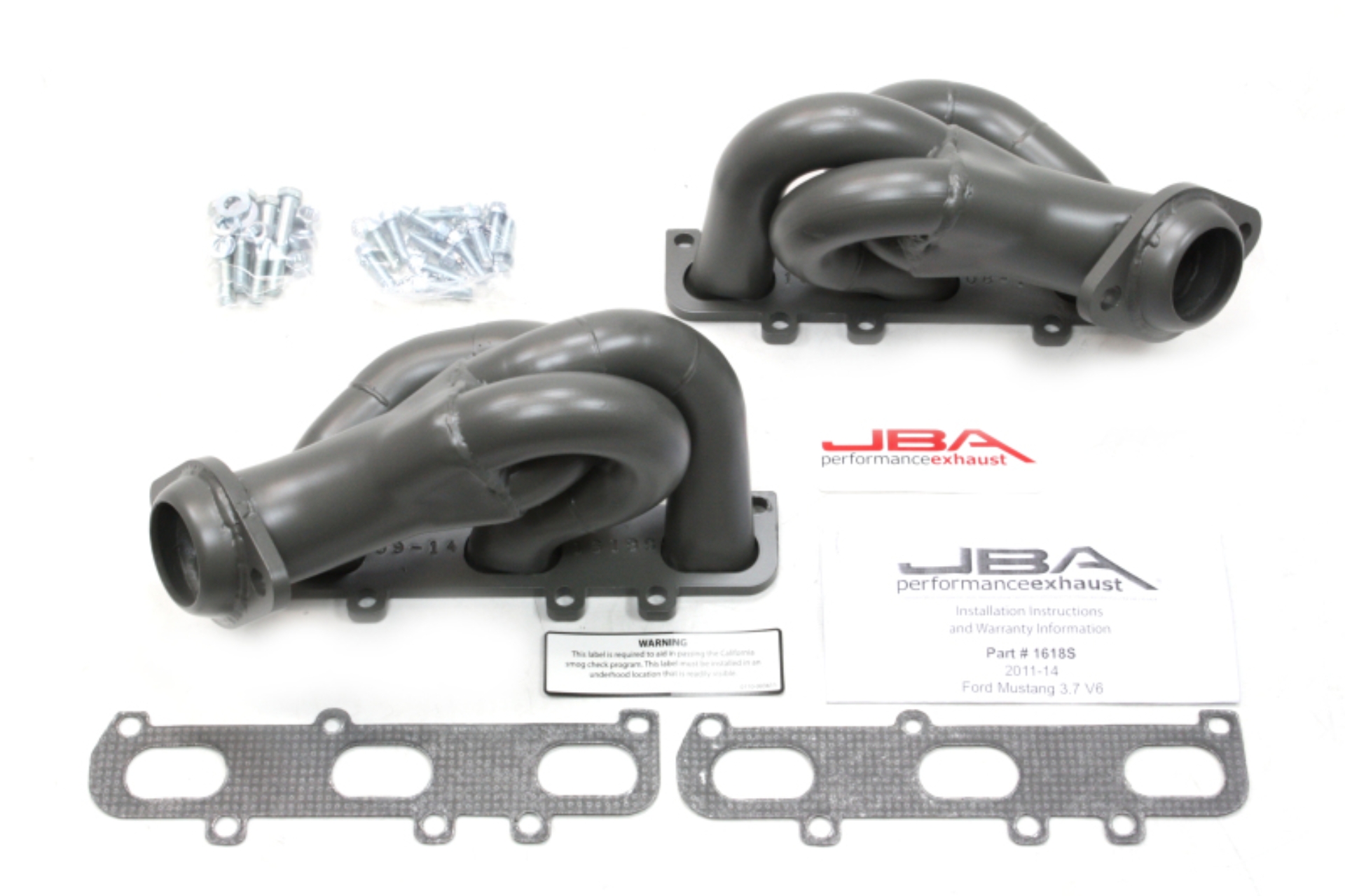 Picture of JBA 11-17 Ford Mustang 3.7L V6 1-5/8in Primary Ti Ctd Cat4Ward Header