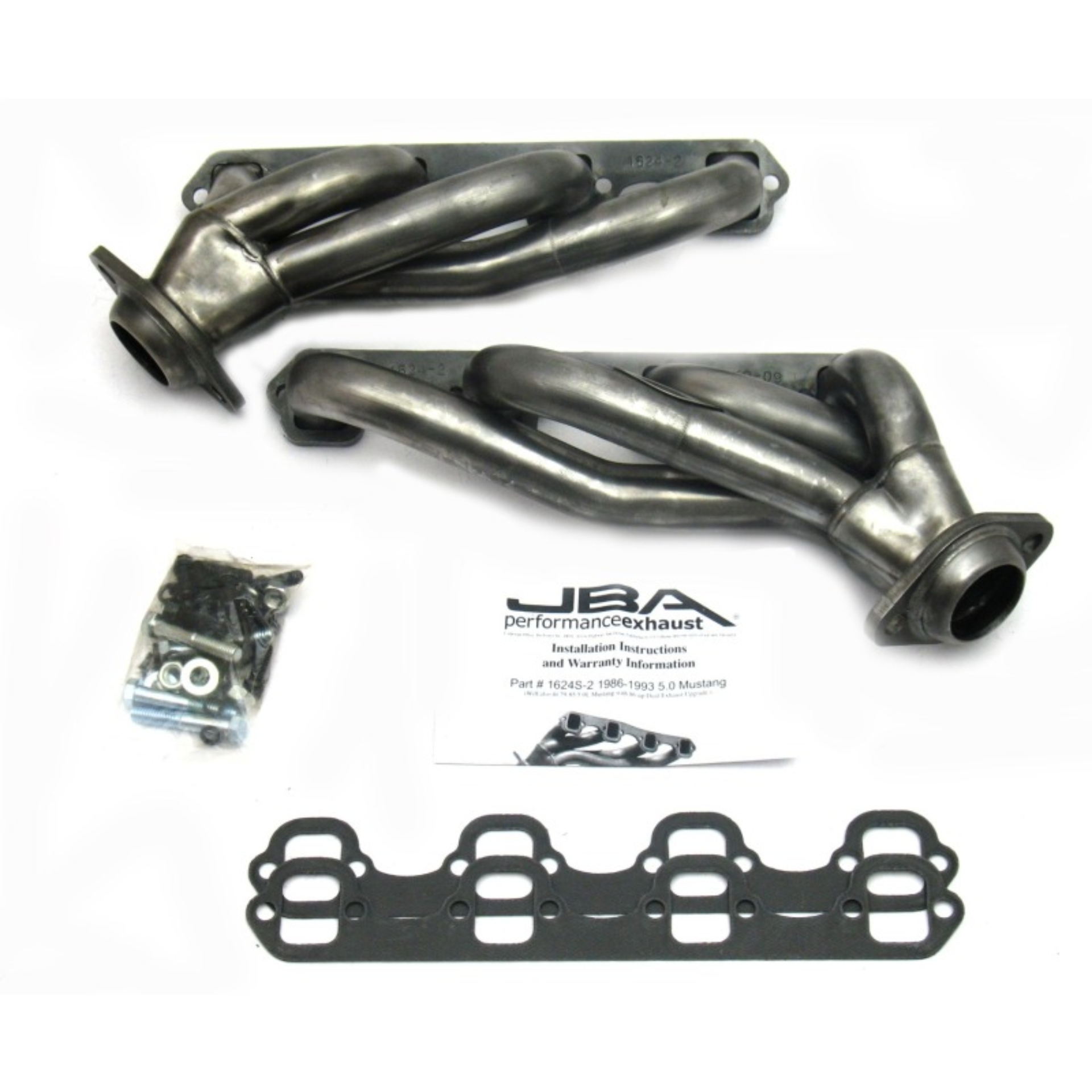 Picture of JBA 86-93 Ford Mustang 5.0L SBF 1-5/8in Primary Raw 409SS Cat4Ward Header