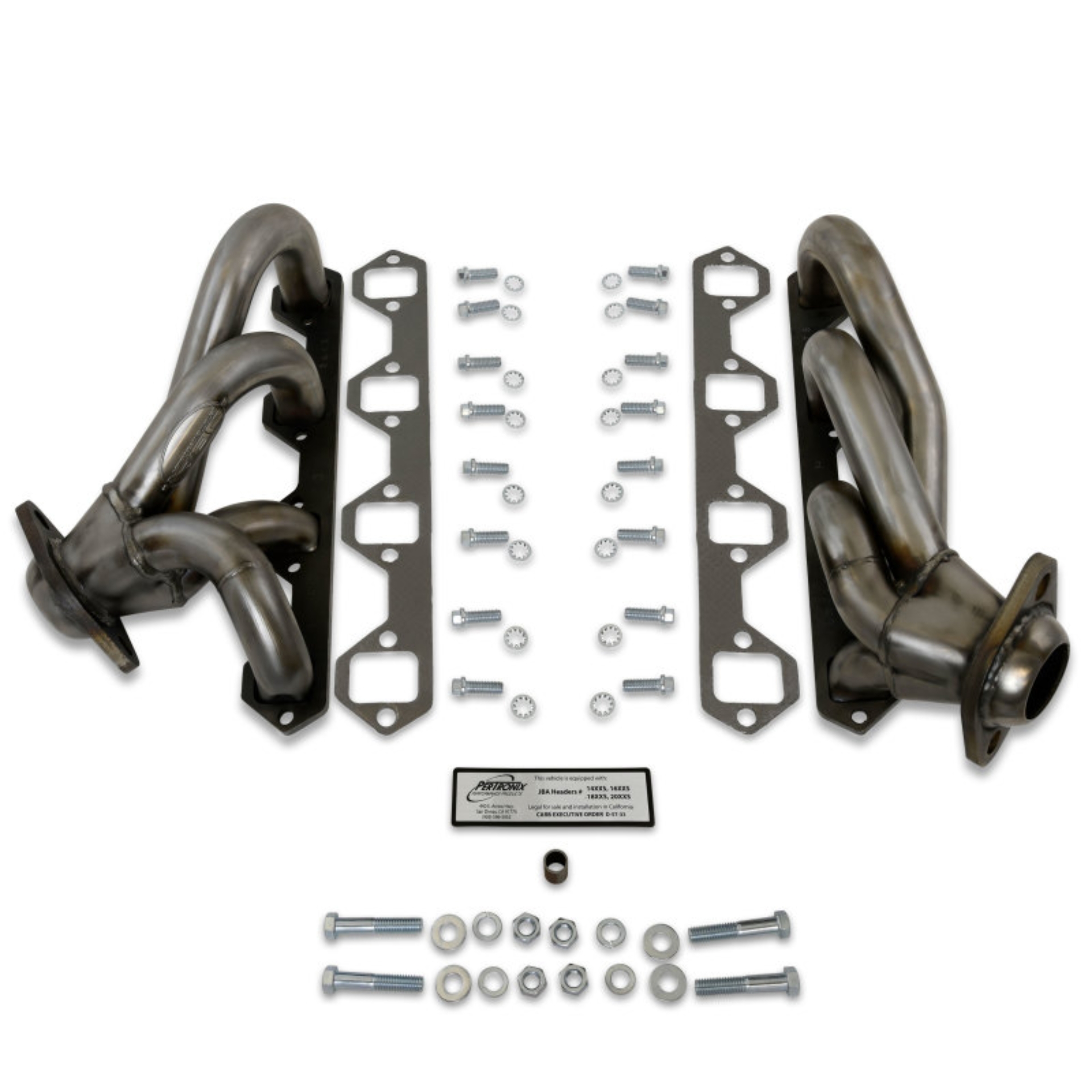 Picture of JBA 87-95 Ford F-150 5.0L SBF 1-1/2in Primary Raw 409SS Cat4Ward Header
