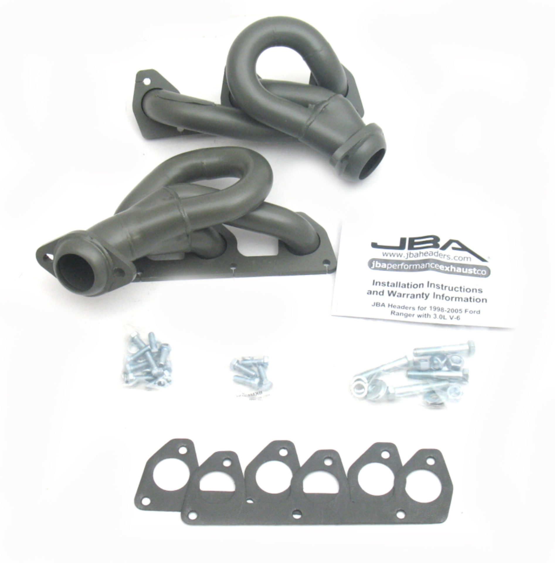Picture of JBA 02-08 Ford Ranger 3.0L V6 w/o EGR 1-1/2in Primary Ti Ctd Cat4Ward Header