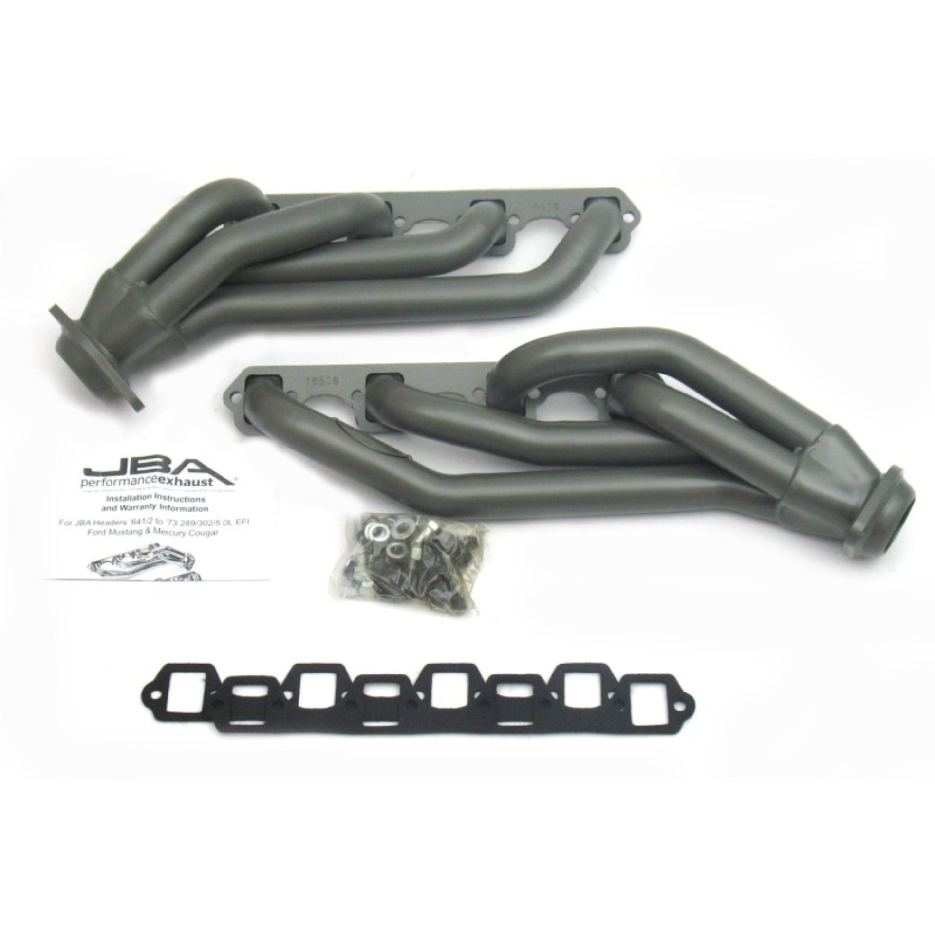 Picture of JBA 65-73 Ford Mustang 260-302 SBF 1-5/8in Primary Ti Ctd Mid Length Header