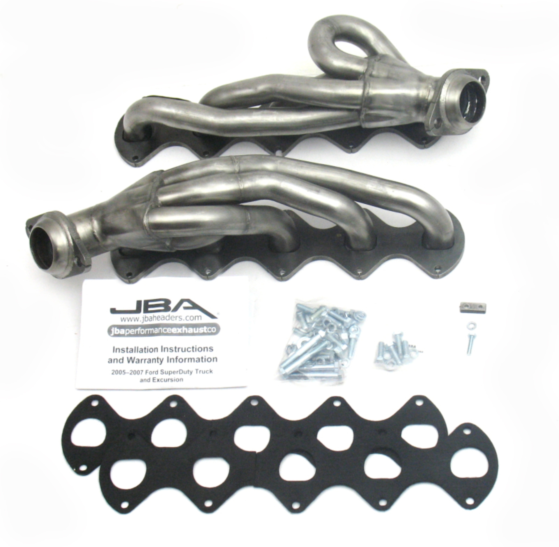 Picture of JBA 05-10 Ford F-Series 6.8L 3V V10 1-1/2in Primary Raw 409SS Cat4Ward Header