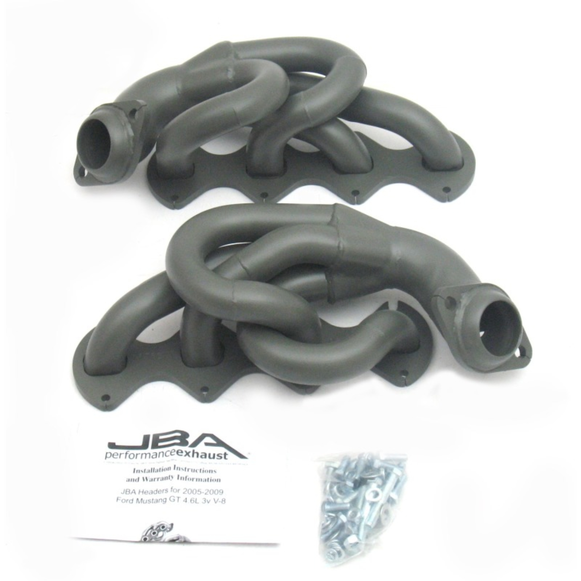 Picture of JBA 05-10 Ford Mustang 4.6L 3V 1-5/8in Primary Ti Ctd Cat4Ward Header