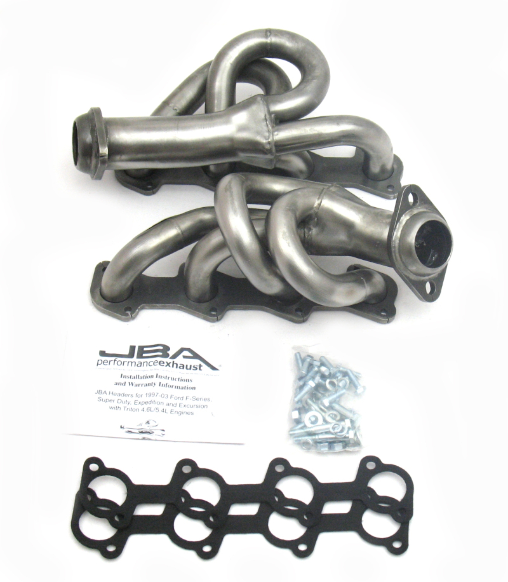 Picture of JBA 97-03 Ford F-150 4.6L 2V 1-1/2in Primary Raw 409SS Cat4Ward Header