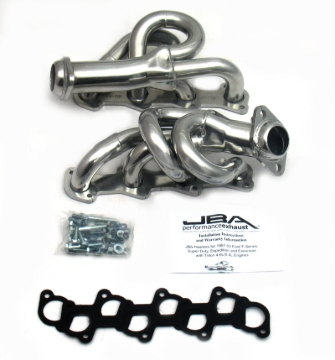 Picture of JBA 97-03 Ford F-150 4.6L 2V 1-1/2in Primary Silver Ctd Cat4Ward Header