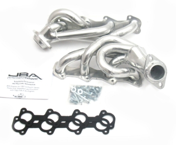 Picture of JBA 97-03 Ford F-150 5.4L 2V 1-1/2in Primary Silver Ctd Cat4Ward Header