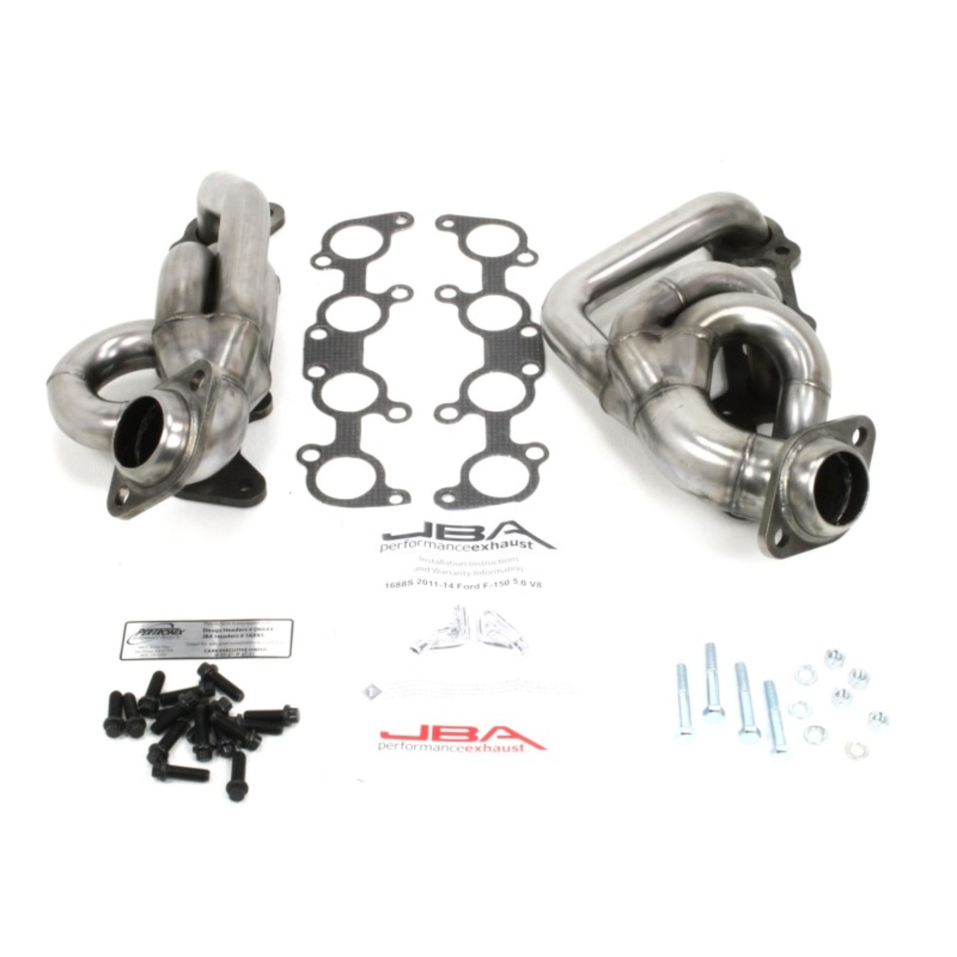 Picture of JBA 11-14 Ford F-150 5.0L Coyote 1-5/8in Primary Raw 409SS Cat4Ward Header